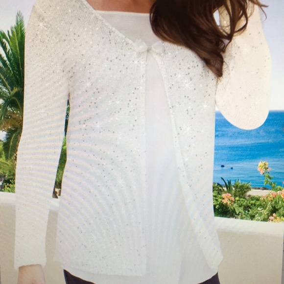 💕💕 Festive Sequined Sweater Sz S 💕💕💕 - Picture 6 of 8